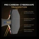 Ракетка для настольного тенниса Stiga Pro Carbon Plus Cybershape Truls Edition 5 Star FL Black/Red (1073-932354) - изображение 6