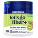 Пробіотики Enzymedica Пробіотичні волокна смак ківі та полуниці Probiotic Drink Lets Go Fiber 261 гр - зображення 1