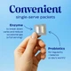Пробиотики Enzymedica Пробиотики с ферментами от вздутия живота Probiotics and Enzyme for Gas & Bloating 30 вегетарианских капсул - изображение 3