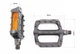 Педали для велосипеда BMX 9/16" LU-984DU пластиковые, черные Wellgo - изображение 2