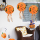 Паперова Підвісна Кулька-Ліхтар Відьма На Мітлі 25см Halloween - зображення 2
