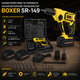 Акумуляторний перфоратор BOXER SR 148 SDS Plus 24V 3Ah із двома акумуляторами швидкозатискним патроном 5000 уд хв у кейсі - зображення 2