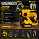 Перфоратор акумуляторний BOXER SR-082 24 В 4 А·год SDS Plus 2,1 Дж 1100 об хв із двома акумуляторами змінним патроном і набором оснащення - зображення 3