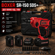 Перфоратор акумуляторний BOXER SR 150 SDS Plus 24V із двома акумуляторами Li Ion 5000 уд хв для бетону дерева металу у кейсі - зображення 1