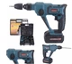 Перфоратор акумуляторний BOXER SR 149 24V SDS Plus із двома акумуляторами швидкозатискним патроном для бетону дерева металу у кейсі - зображення 4