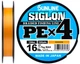 Шнур Sunline Siglon PE х4 300m (оранж.) #1.7/0.223 mm 30lb/13.0 kg - зображення 1