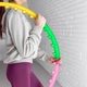 Hula-hop składane z masażerem Gymtek G-66395 95.5 cm Wielokolorowe (5907766663959) - obraz 10