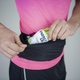 Спортивна Сумка Ремінь для Soft Flasks 250 мл Kiprun Розмір S (Талія 92-97 см) для Біга, Фітнесу, Чорна - зображення 3