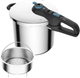 Szybkowar Tefal Secure Trendy z koszykiem do gotowania na parze 8 l (3045384363447) - obraz 1