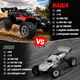 Радиоуправляемая машинка KFPLAN KF15 1:16 4WD на пульте управления, RC внедорожник до 45 км/ч, вездеход, аккумулятор 7.4V 2 АКБ - изображение 8