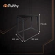 Компактний письмовий стіл Ruhhy 26117 чорний 80×75×40 см - зображення 11