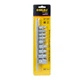 Набор насадок Torx 9 шт 1/4" 3/8" хромованадиевая сталь CrV SIGMA 6086541 - изображение 3