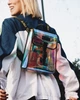 Женский рюкзак DR. MARTENS Iridescent Transparent PU Mini Backpack Multi+Black IRIDESCENT TPU+FELIX RUB OFF AB053613 (89611) - изображение 2