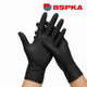Нітрилові рукавички BSPKA Міцний Хват - Чорні (100 шт) L (8-9) - зображення 4