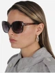 Солнцезащитные очки женские Guess 633814835 Черный/Коричневый (1160689692) - изображение 2