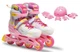 Набор детских роликовых коньков Best Roller 1740-131S 35-38 розовый, защита, шлем - изображение 2