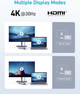 Хаб 5в1 Anker 332 USB-C Hub полнофункциональный компактный USB-разветвитель с поддержкой быстрой зарядки, передачи файлов и видео - изображение 6