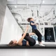 Мат гімнастичний Gymtek FlexMotion G-42808 cкладаний 240 x 120 см Чорний (5905884428085) - зображення 9