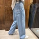 Чоловічі широкі джинси Stussy світло-блакитні, оверсайз, у вуличному Y2K стилі 36 (1027-537) - изображение 3