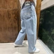 Чоловічі широкі джинси Stussy світло-блакитні, оверсайз, у вуличному Y2K стилі 36 (1027-538) - изображение 4