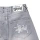Чоловічі широкі джинси Stussy сірі, вільний крій, оверсайз, Y2K стиль, Туреччина 29 (1027-142-3) - зображення 8
