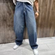 Чоловічі широкі джинси Stussy сині, оверсайз, Y2K стиль, вулична мода 34 (1027-638) - изображение 5