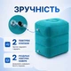 Надувная подушка для ног 43см бирюзовая - изображение 5