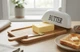 Маслянка Butter з бамбуковою основою та керамічною кришкою 18,2×12×9 см - зображення 4