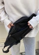 Бананка большая Nike Tech Hip Pack найк поясная сумка черная белое лого - изображение 6