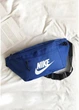 Бананка большая Nike Tech Hip Pack найк поясная сумка синяя - изображение 6