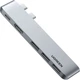 USB-хаб Ugreen 5-в-2 USB C Hub для MacBook Pro/Air Silver (CM251/60559) [72724]. - зображення 1