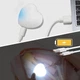 Брелок Серце з LED підсвіткою Білий - изображение 3