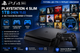 Игровая приставка PlayStation 4 Slim 1TB (HEN 11.0) с установленными играми, 1 беспроводной геймпад, Black, Б/У - изображение 1