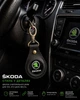 Брелок ручная робота SKODA OLD натуральная кожа 50мм - изображение 5