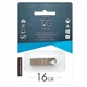 Флеш-накопитель USB 3.0 16GB металлический брелок серебристый T&G 117 Metal Series - изображение 2