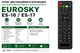 Пульт дистанційного керування для цифрового ефірного DVB-T2 тюнера EUROSKY ES-16, ES-17 - изображение 2