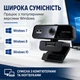 Вебкамера B03 Чорна 4K Ultra HD 3840×2160, автофокус, вбудований мікрофон, USB 2.0, 30 FPS - изображение 6