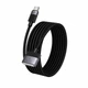 Кабель Type-C to MagSafe 3 1,8м 140 Вт чорний Hoco U141 для заряджання та передавання даних - зображення 5