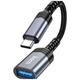 Адаптер Hoco UA24 Type-C USB 3.0 для подключения флешек и периферийных устройств серый - изображение 4