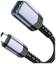 Адаптер Hoco UA24 Type-C USB 3.0 для подключения флешек и периферийных устройств серый - изображение 8