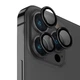 Защитное стекло на камеру Epik для Apple iPhone 14 Pro/14 Pro Max 6.1"/6.7" черное закаленное 2,5D - изображение 2