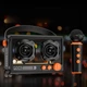 Портативная Bluetooth колонка QD03 Transparent с микрофоном 210x120x80 мм пластик черный - изображение 4