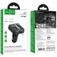 АЗУ FM модулятор Hoco E89 Libre 45W 2xUSB 2xType-C пластик черный 72x44x47 мм - изображение 2