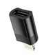 Переходник Lightning Male to Type-C USB 2.0 адаптер Hoco UA17 черный компактный для устройств Apple - изображение 3