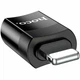 Переходник Lightning Male to Type-C USB 2.0 адаптер Hoco UA17 черный компактный для устройств Apple - изображение 6