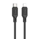 Кабель Hoco X90 Type-C to Lightning 20W TPE + силикон 1м черный - изображение 1
