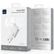Зарядное устройство Wiwu G035 Essen PD65W GaN 2USB-C огнестойкий поликарбонат белый - изображение 2