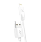 Кабель Hoco X1 Lightning 2м для зарядки и передачи данных с быстрой зарядкой 2.4А белый - изображение 4