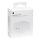 Сетевое зарядное устройство Apple 35W Dual USB-C адаптер для быстрой зарядки iPhone iPad MacBook с кабелем Type-C на Lightning - изображение 8