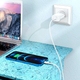 Мережевий зарядний пристрій Hoco N22 Jetta 25 W для смартфонів Samsung і Apple з кабелем Type-C на Lightning - зображення 8